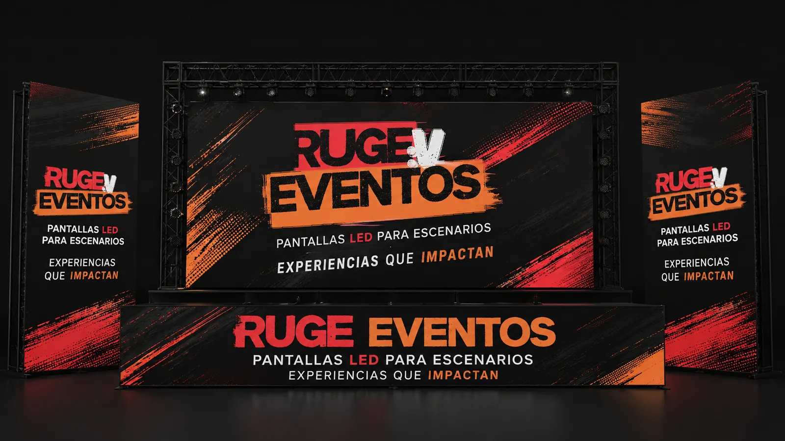 Pantallas LED para escenarios de Ruge Eventos